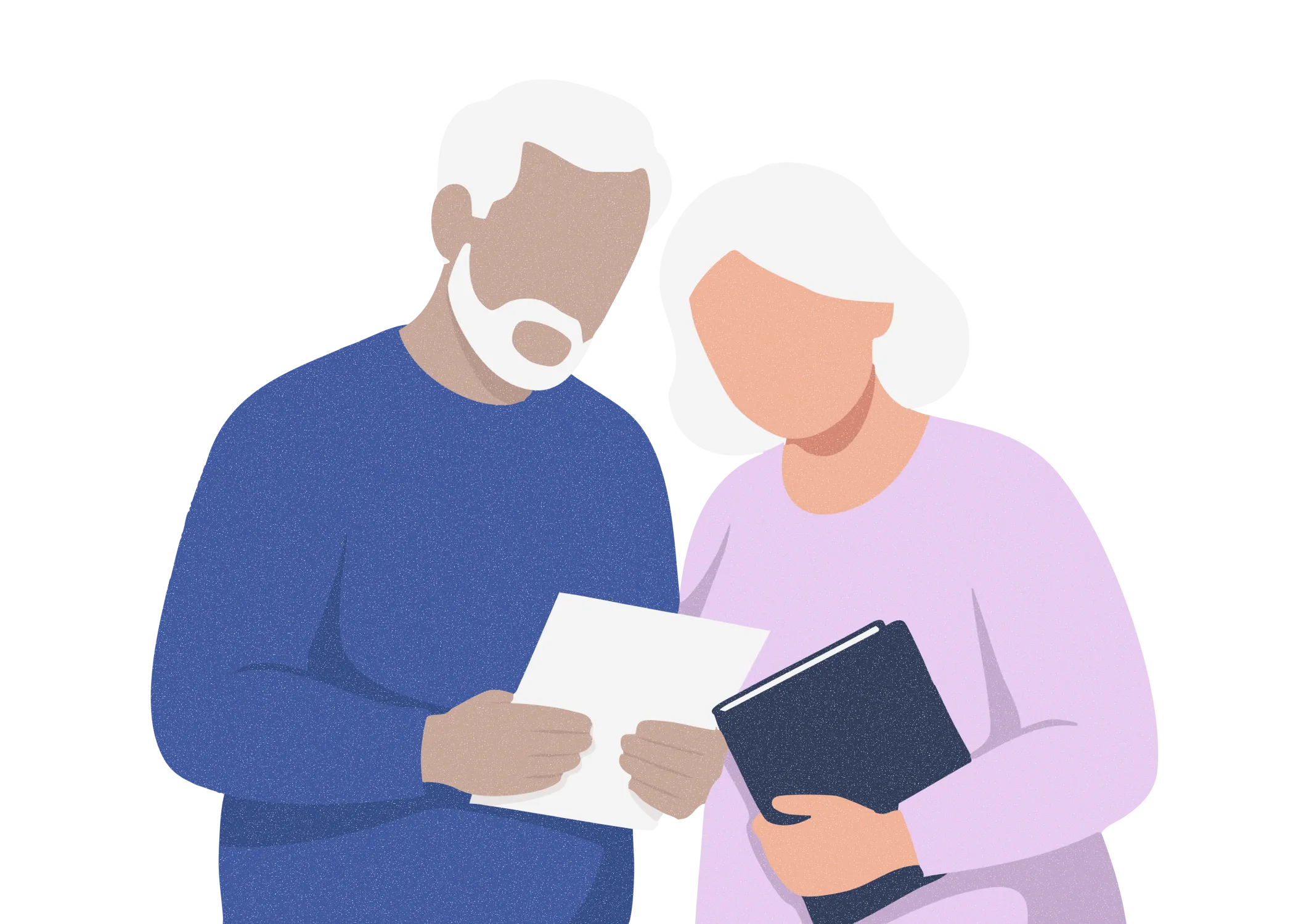 Family embracing together